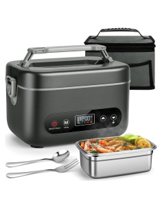 Caja de Almuerzo Eléctrica Inalámbrica THZDMI 1.2L - Calentador Portátil 20000mAh