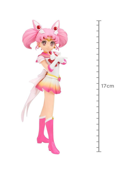 Figura Glitter & Glamours Super Sailor Chibi Moon Bandai 17 cm
