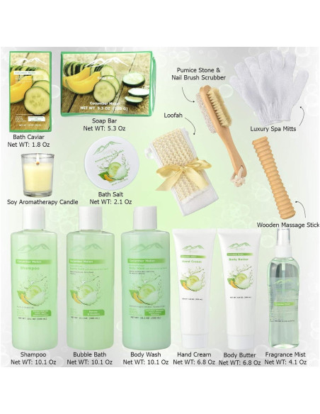 Cesta de Regalo Spa Purelis con Productos Naturales 2.6kg