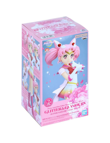 Figura Glitter & Glamours Super Sailor Chibi Moon Bandai 17 cm