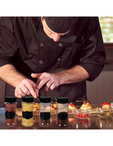 36 Tarros de Especias Plástico Wanmu 100ml con Dosificador