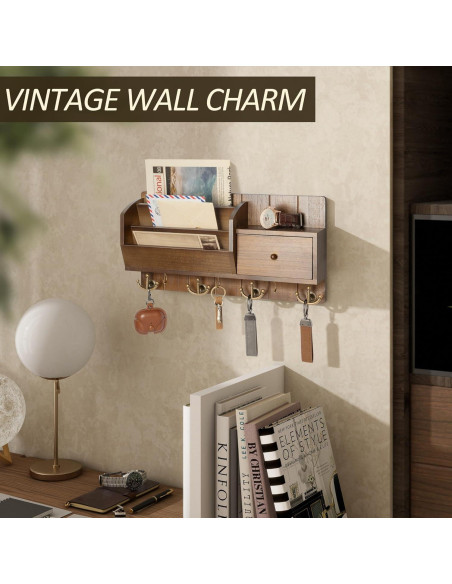 Soporte de Llaves y Organizador de Correo Rebee Vision 40.64cm