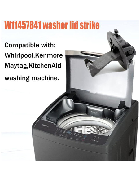Pestillo de Tapa de Lavadora Kscjdg W11457841 - Reemplazo Duradero