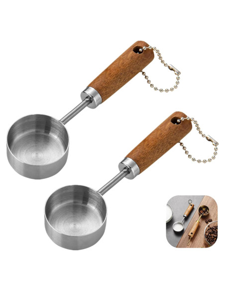 Cucharas de Café de Acero Inoxidable Yimluofa 15ml - 2 Unidades