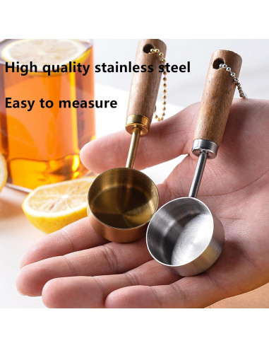 Cucharas de Café de Acero Inoxidable Yimluofa 15ml - 2 Unidades