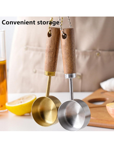 Cucharas de Café de Acero Inoxidable Yimluofa 15ml - 2 Unidades