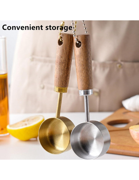 Cucharas de Café de Acero Inoxidable Yimluofa 15ml - 2 Unidades