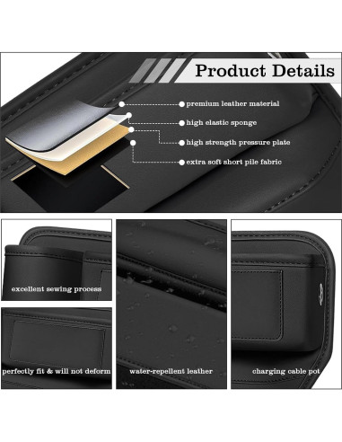 Organizador de Relleno para Espacio entre Asientos TESHITVLOG