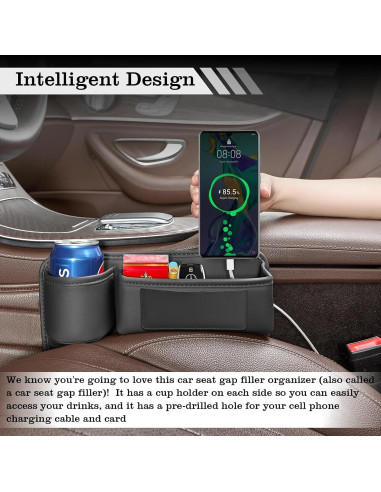 Organizador de Relleno para Espacio entre Asientos TESHITVLOG