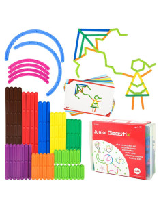 Junior GeoStix EDX Education - Juguete de Matemáticas 200 Palitos