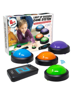 Sistema de Botones de Juego Inalámbrico Teacher's Choice 4 Jugadores