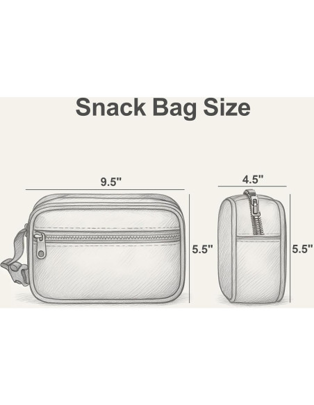 Bolsa de Snacks Aislada Bagseri Unicornio Rosa 3.9L