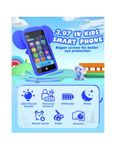 Teléfono Juguete Inteligente MOMILLA 3.97" para Niños 3-12 Años 2