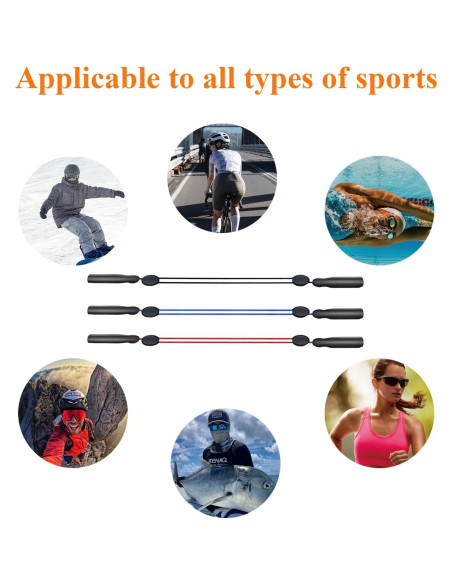 Correa Ajustable para Gafas Favanty - Antideslizante 35cm