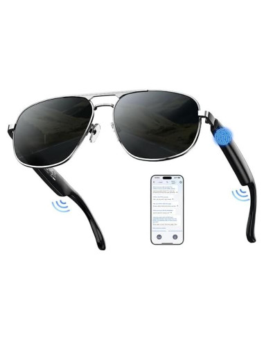Gafas Inteligentes AI Polarizadas UV400 Bluetooth - Traducción 100+ Idiomas