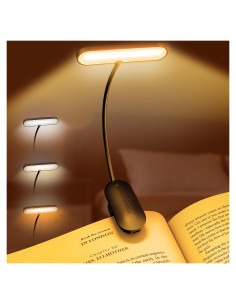 Luz de libro recargable SUEÑO DEL ARTISTA 14 LEDs 3 colores