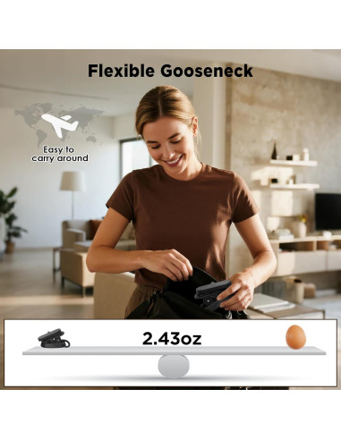 Luz de libro recargable SUEÑO DEL ARTISTA 14 LEDs 3 colores