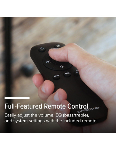 Altavoces Premium Andover Audio SpinBase MAX 2 - Bluetooth, Pre-Amplificador, Sonido Hi-Fi