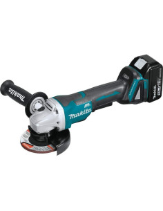 Amoladora Angular Makita XAG11T 18V Sin Escobillas 5" Kit 2