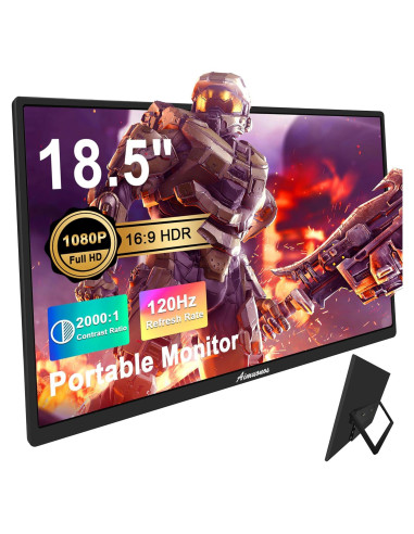 Monitor Portátil 18.5" Aimuonos FHD 1920x1080 120Hz IPS