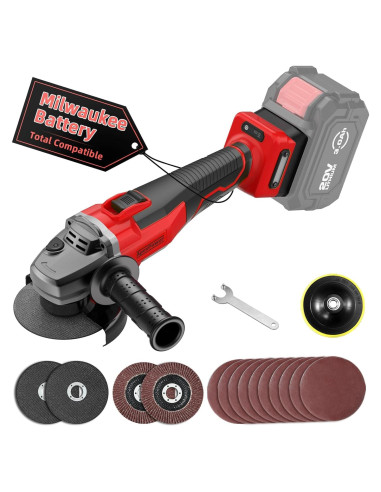 Amoladora Angular Inalámbrica APEXPOWER 115 mm 9000 RPM