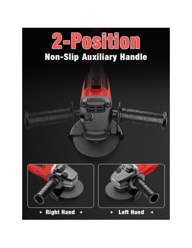 Amoladora Angular Inalámbrica APEXPOWER 115 mm 9000 RPM