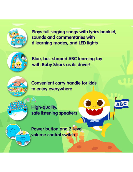 Pizarra de Sonido Baby Shark Pinkfong - Autobús Educativo