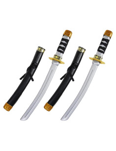 2 Pcs Espada Samurai de Plástico Katana Juguete 41.91 cm