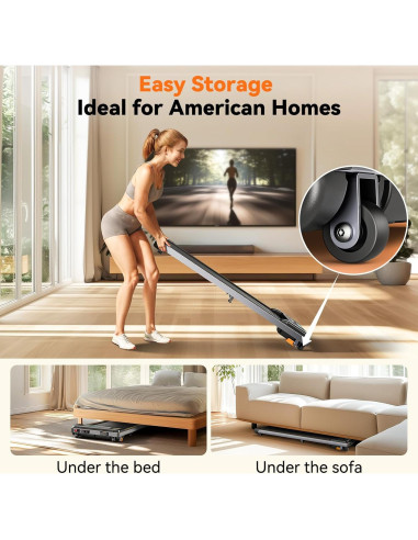 Caminadora Fithrill FT-SE01 Plegable 2.5 HP 120.2 kg