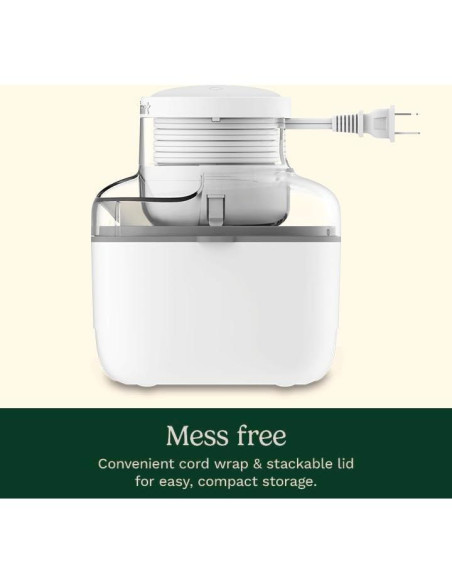 Máquina de Helados Cuisinart 1,39 kg Compacta Blanca