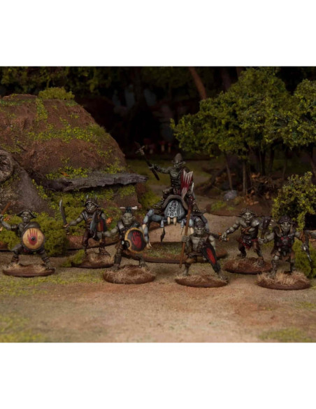 Banda de Guerreros Goblin Wargames Atlantic - 30 Figuras 28mm