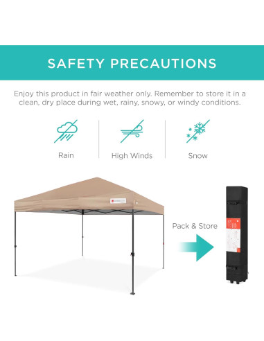 Carpa Plegable 3x3m Mejor Opción Beige 1 Persona Instantánea