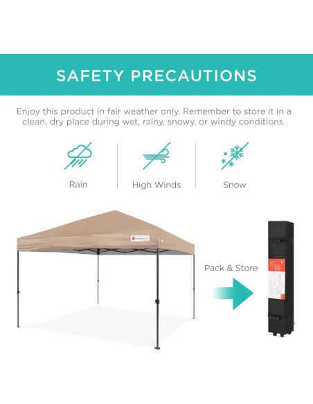 Carpa Plegable 3x3m Mejor Opción Beige 1 Persona Instantánea
