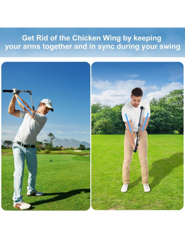 Ayuda de Entrenamiento de Golf Asyxstar - Swing y Agarre