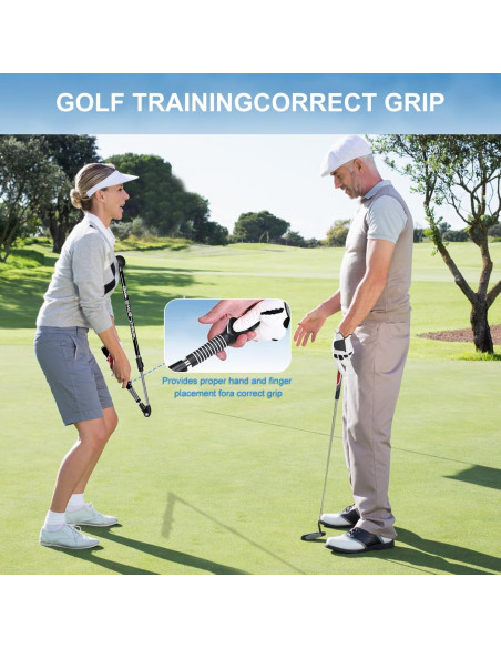 Ayuda de Entrenamiento de Golf Asyxstar - Swing y Agarre