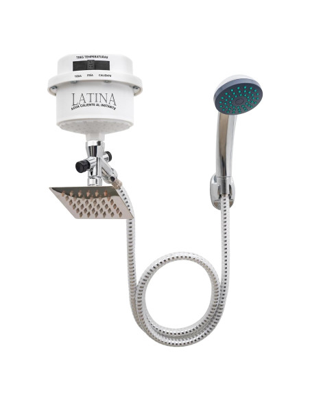 Calentador de Agua Eléctrico Garlat LT13 120V Ducha Manual