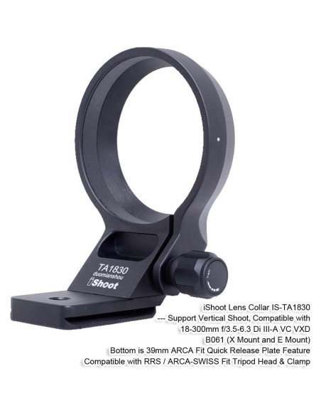 Anillo de Montaje en Trípode iShoot IS-TA1830 para Tamron 18-300mm
