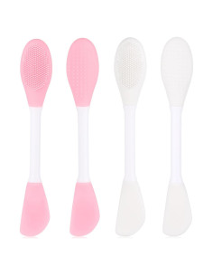 4 Aplicadores de Mascarilla Facial Silicona Ohlove Doble Extremo