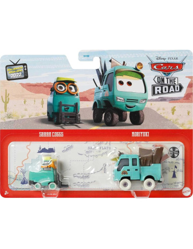 Vehículos de Metal Disney Cars 3 - Paquete de 2 a Escala 1:55