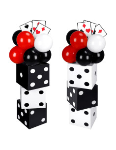 Juego de Decoraciones para Fiesta de Casino 60 Piezas