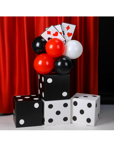 Juego de Decoraciones para Fiesta de Casino 60 Piezas