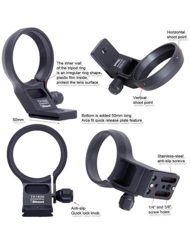 Anillo de Montaje en Trípode iShoot IS-TA1830 para Tamron 18-300mm