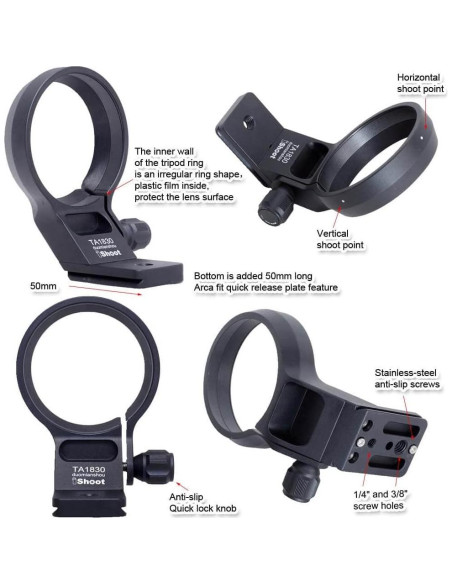 Anillo de Montaje en Trípode iShoot IS-TA1830 para Tamron 18-300mm