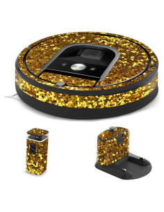 Piel de Vinilo Dorado para iRobot Roomba 960 - MightySkins