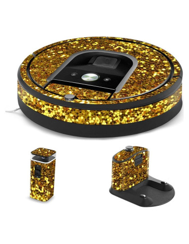 Piel de Vinilo Dorado para iRobot Roomba 960 - MightySkins