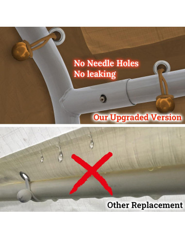 Toldo Beige 3.05x6.10m BenefitUSA para Carport Impermeable