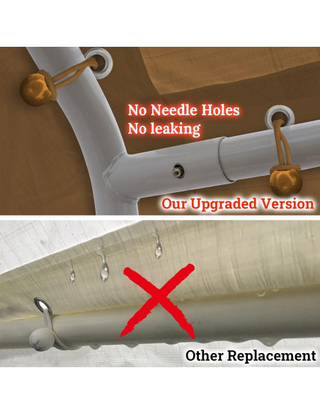 Toldo Beige 3.05x6.10m BenefitUSA para Carport Impermeable