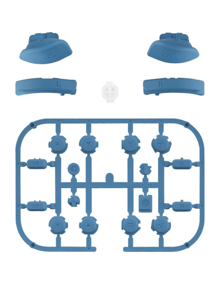 Juego Completo de Botones eXtremeRate para Nintendo Switch - Azul Fuerza Aérea