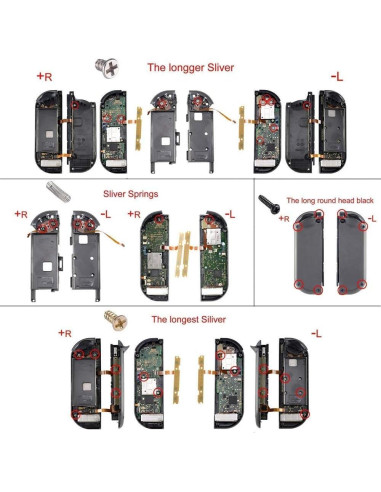 Juego Completo de Botones eXtremeRate para Nintendo Switch - Azul Fuerza Aérea