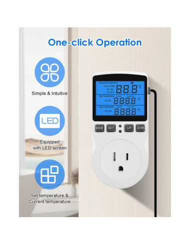 Calentador de Agua Inmerso Titanio 1500W USN para Baños y Piscinas